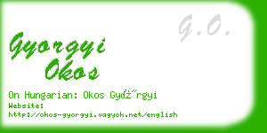 gyorgyi okos business card